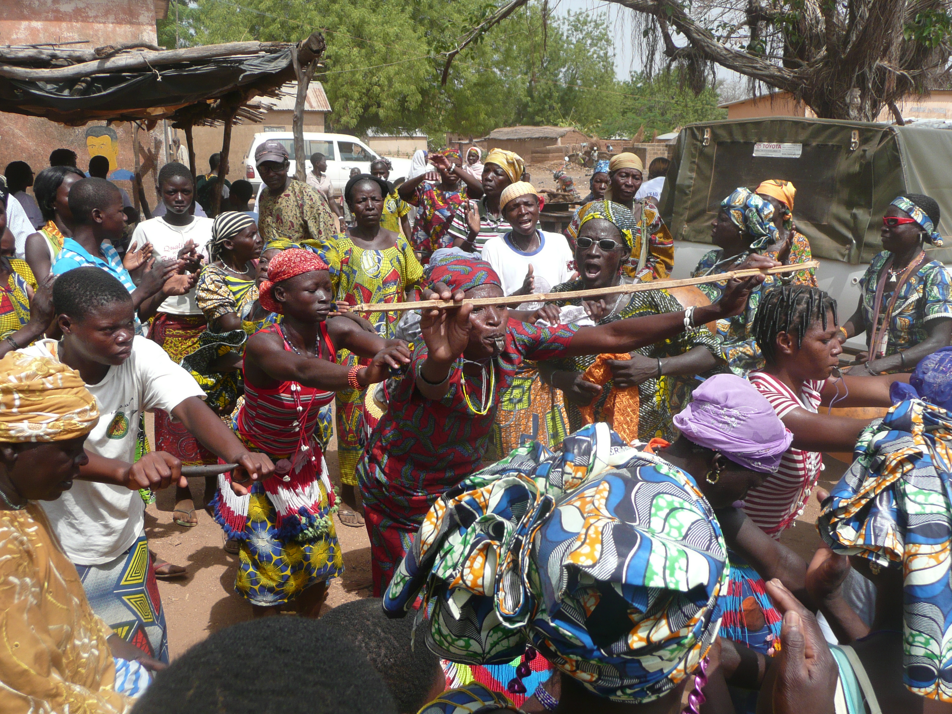 The women of Boukoumbe like to move it move it.