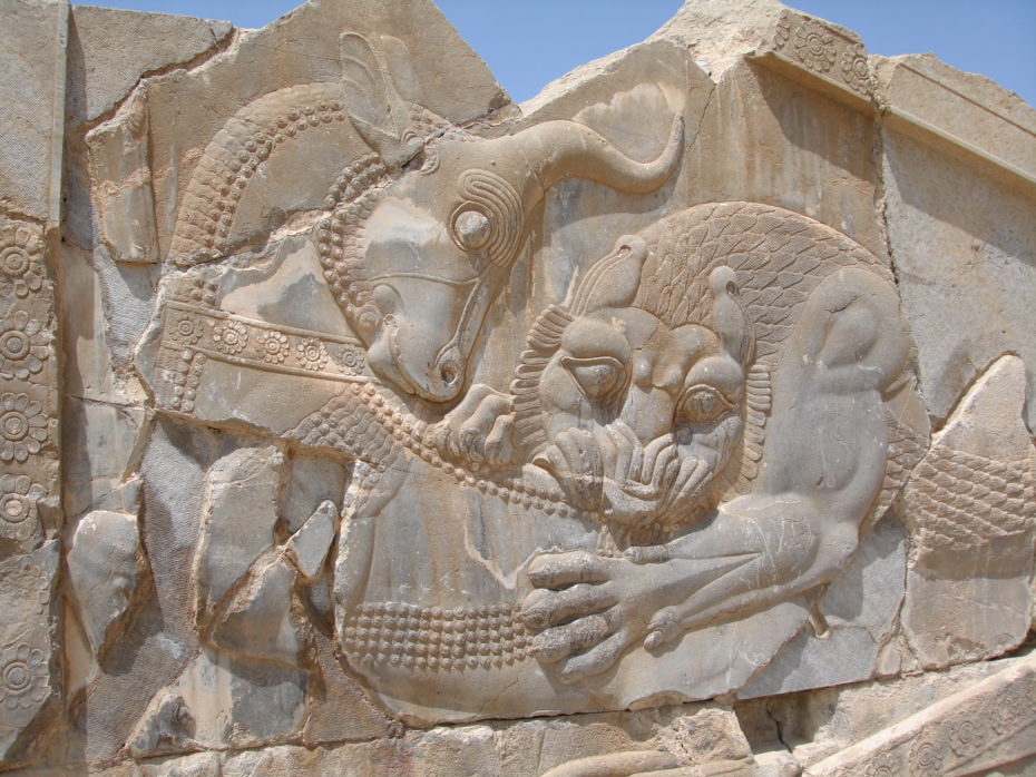 Wall carving at Persepolis