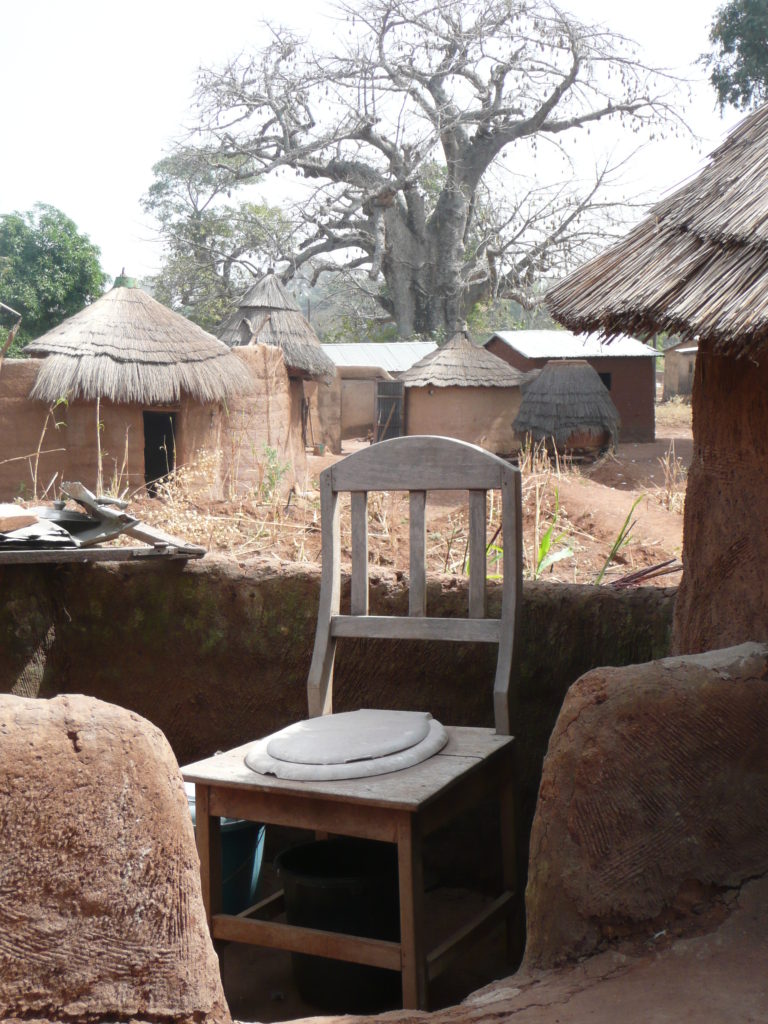 The best toilet ever - with a view of Baobab trees