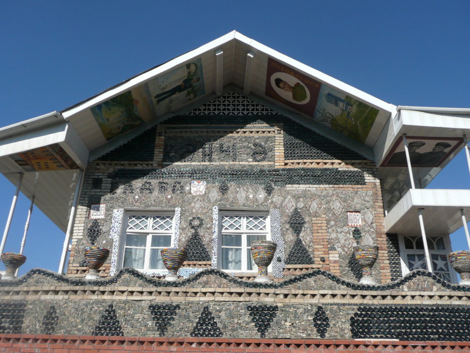 Moderately interesting "bottle house" in Ganja