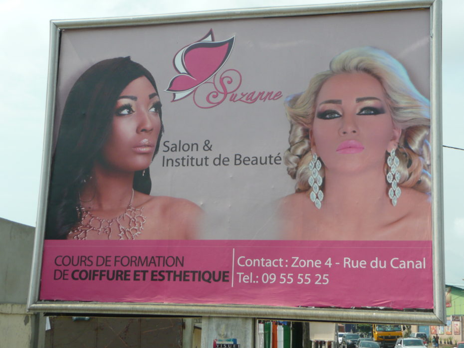 "Ashamed of being African" ? "Then why not try our beauty treatments"