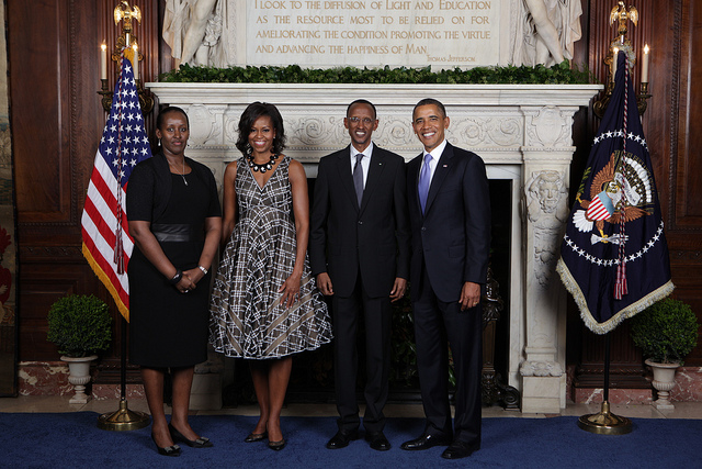 Obama congratulates Paul Kagame on winning the Fcaebook dictators awards