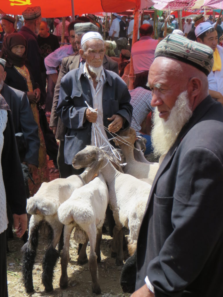 local faces at the Kashgar livestock market