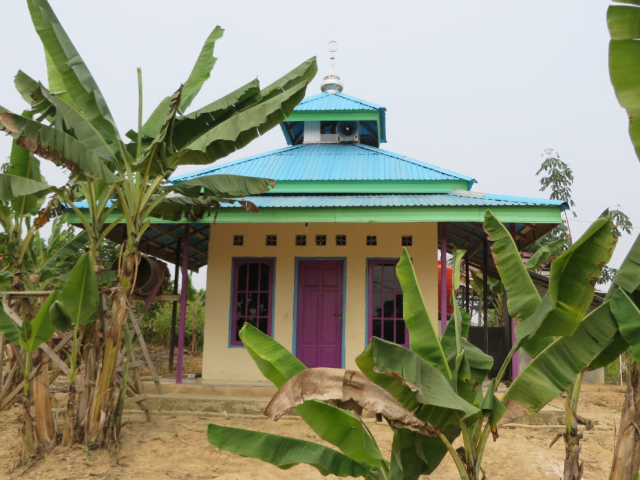 Multi-coloured mini mosque