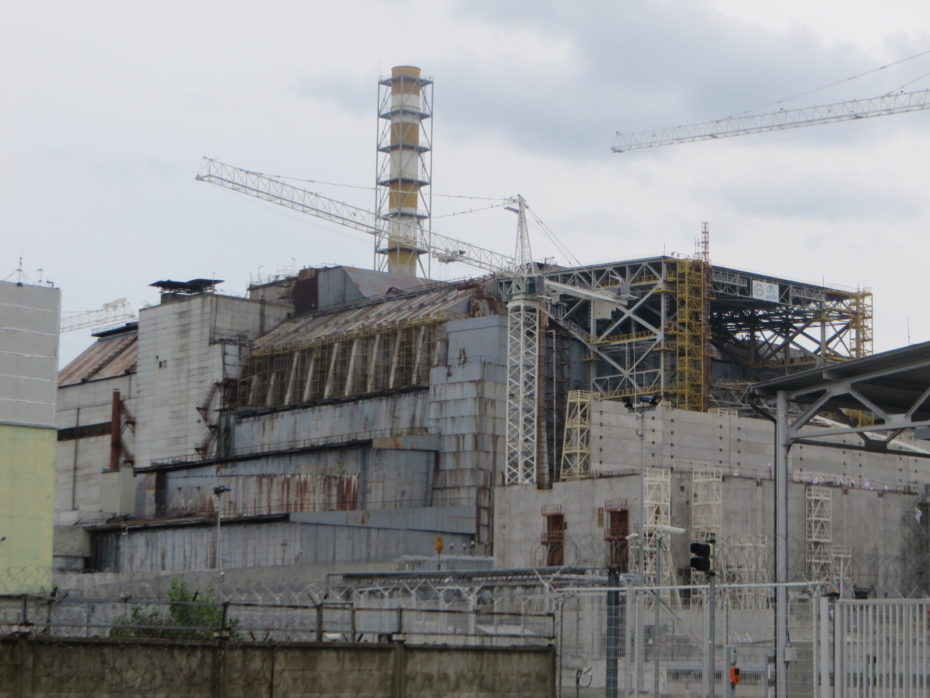 The Chernobyl nuclear plant