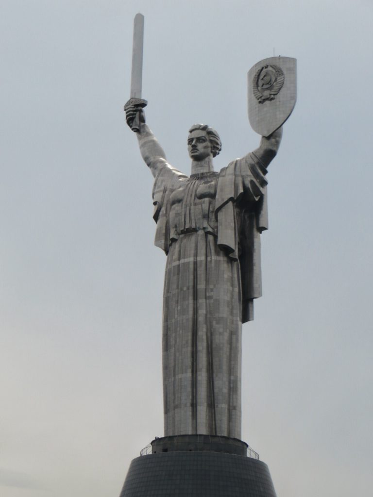 Few countries can compete with the Russians for bloody great statues of female figures guarding cities