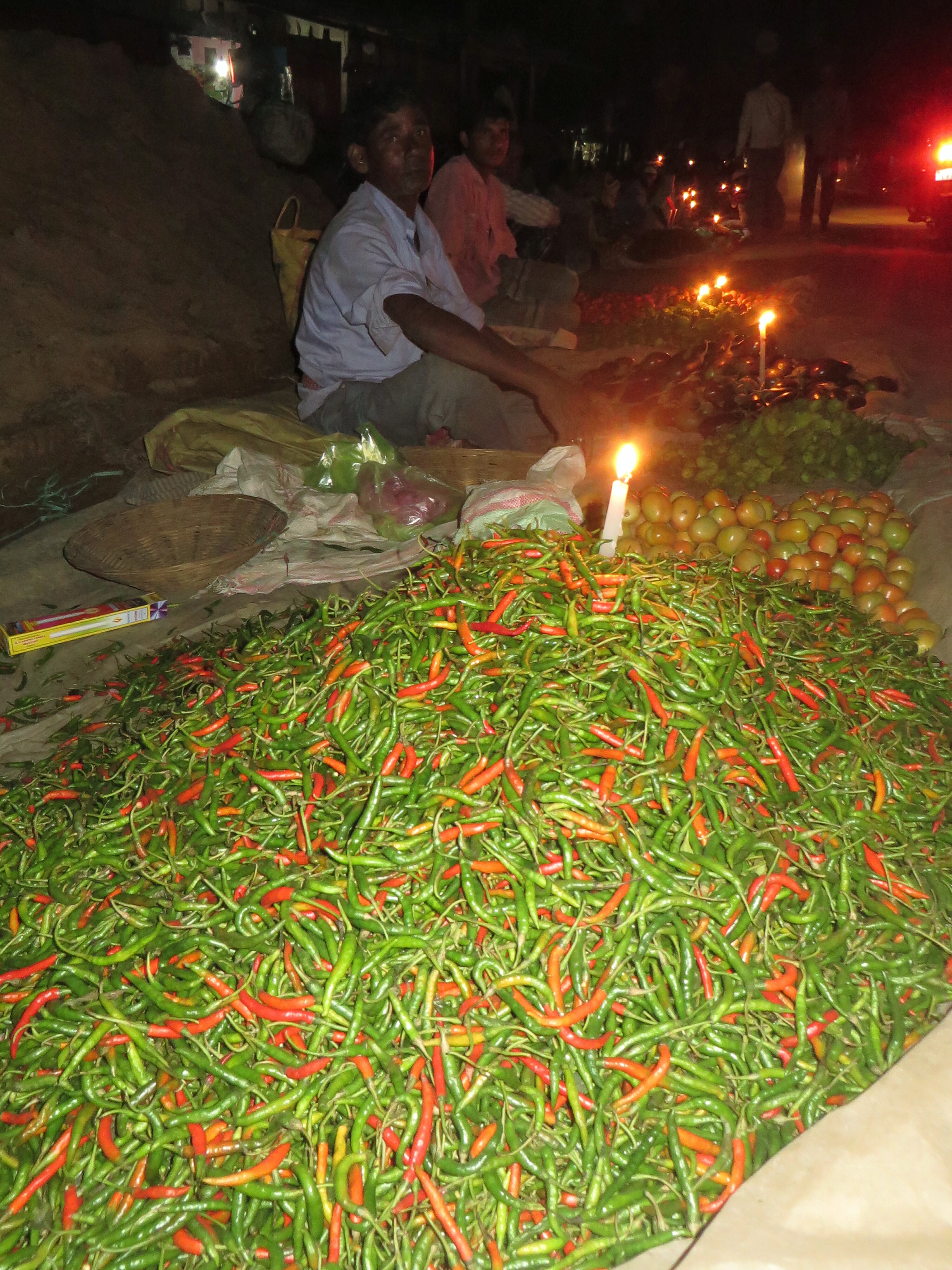 Ever essential chillies at the night market