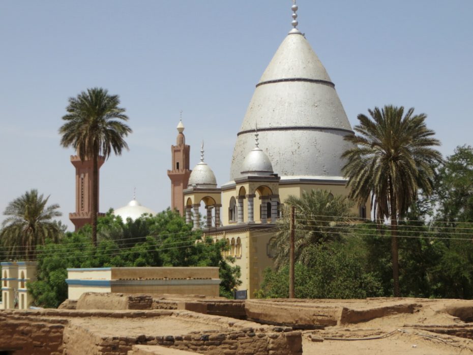 The tomb of the Mahdi, Sudan's inspiring leader, whose battle of liberation against the British was eventually beaten by superior firepower